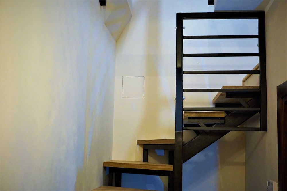 Schody stalowe, balustrady stalowe