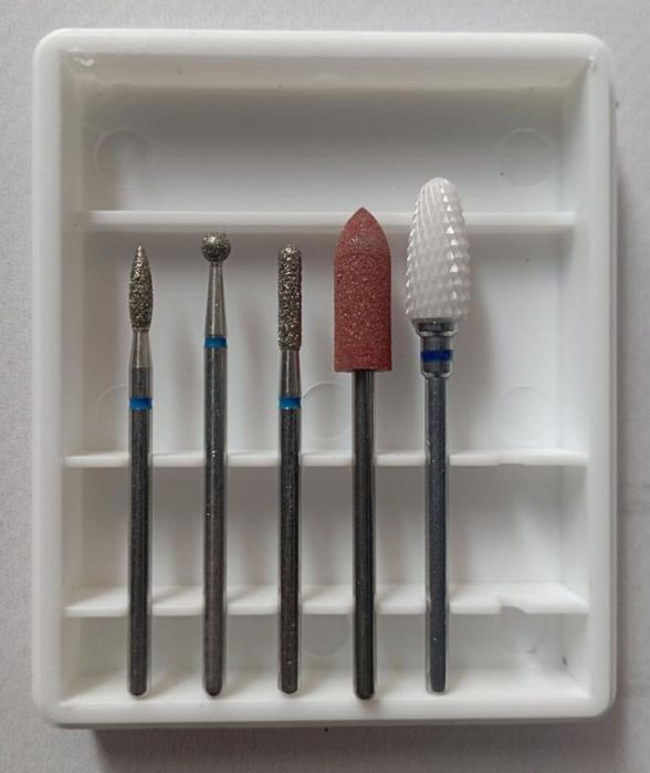 Набір насадок для манікюру, насадки для фрезера,