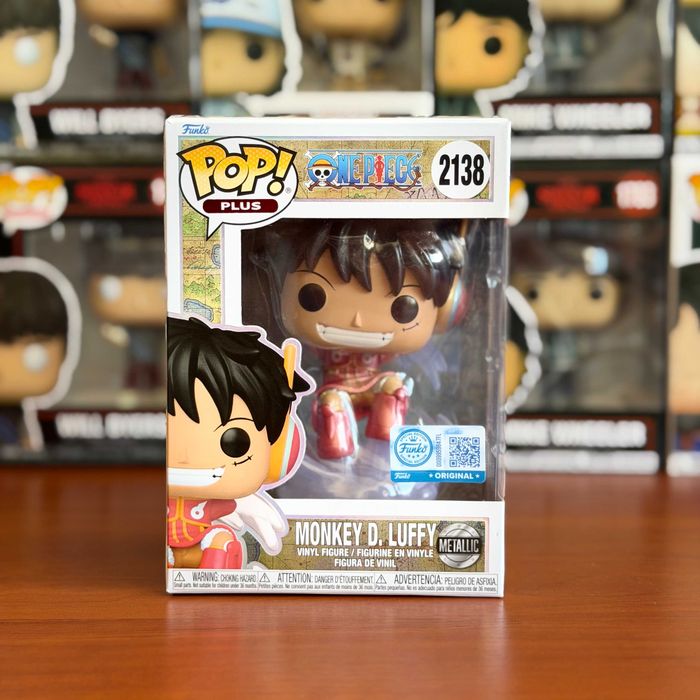 Фігурка Funko Pop ONE PIECE Monkey D. Luffy Metallic Ван Піс Луффі Луфі Функо Фанко Поп #98 #2138