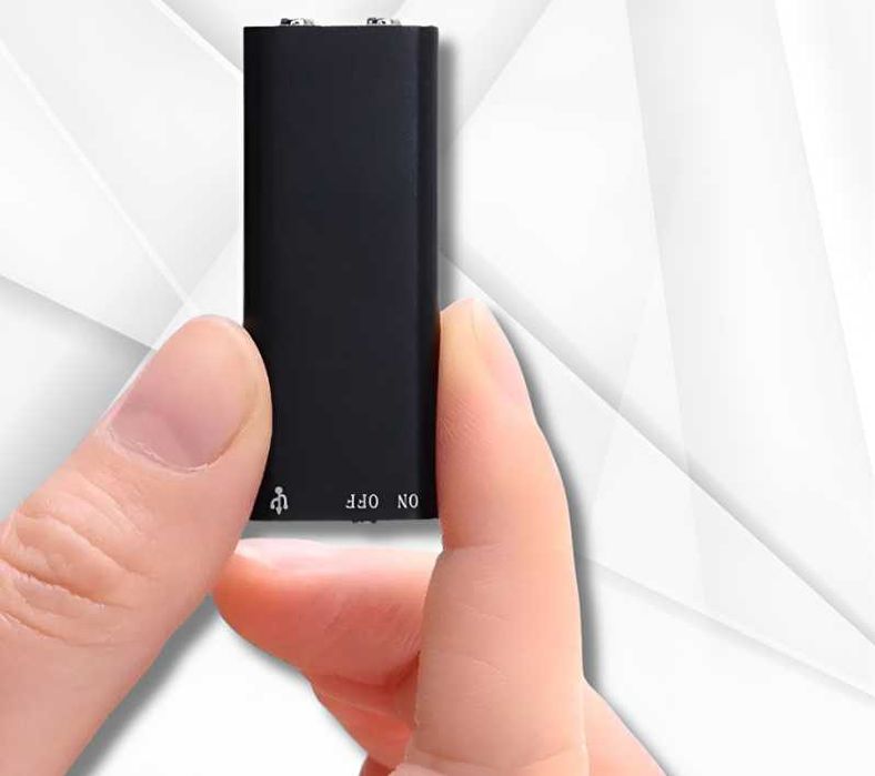 Podsłuch Dyktafon Szpiegowski Mini Nagrywarka Dźwięku NOWY