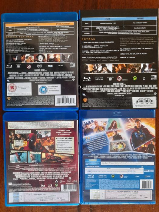 Bluray Marvel / Batman