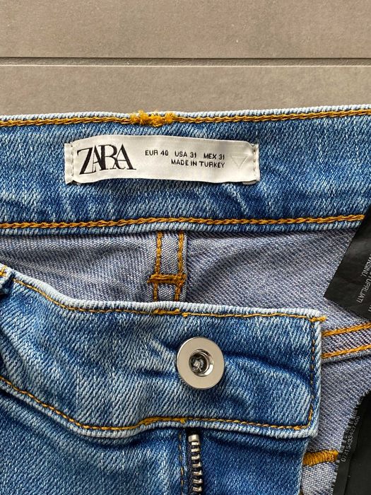 męskie spodnie jeansowe Zara Low Rise Slim r. EU 40, MEX 31