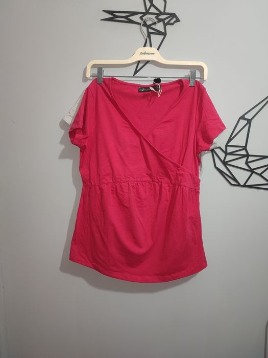 Nowy t-shirt ciążowy, koszulka ciążowa zestaw dwóch Up2Fashion M
