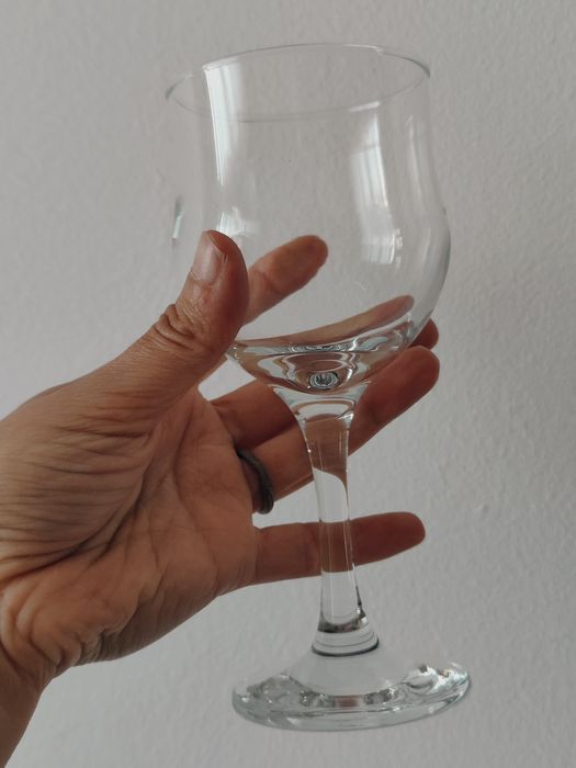 6 copos de cálice "tulipe"