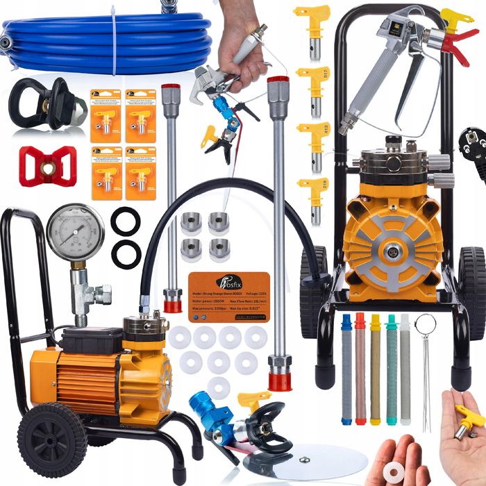 Zestaw Agregat Malarski Rosfix Strong Orange SOS03