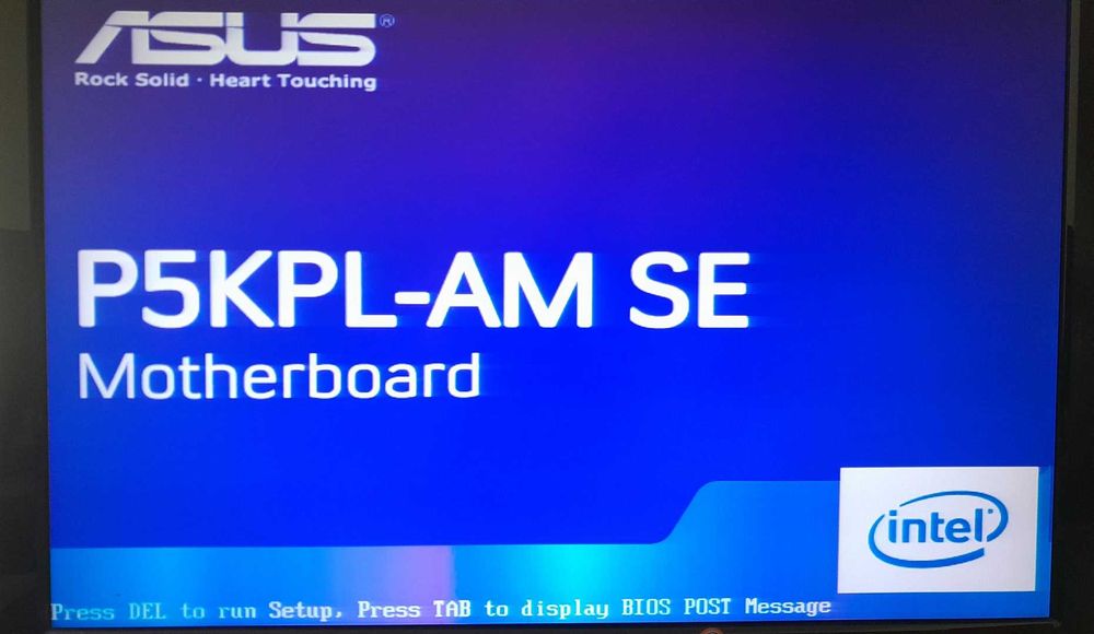 Conjunto Motherboard Asus P5KPL-AM Se + Cpu Intel Dual-Core e5400 + 4GB RAM  (c/ cabos, manuais e espelho)