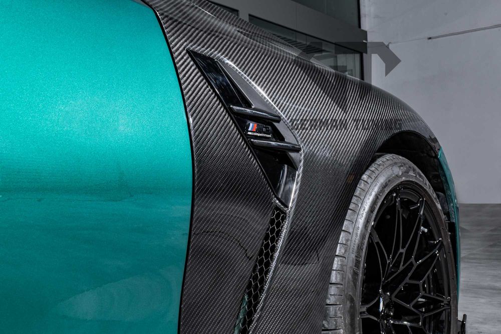 Карбонові крила BMW M3 G80 M4 G82 G83 карбон крылья бмв м3 г80 м4 г82