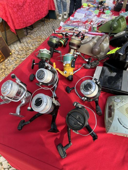 Carretes de pesca em segunda mao.