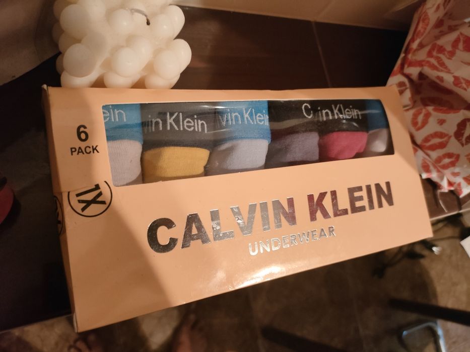 Трусики Calvin Klein 6 шт уп 
М'яка бавовняна, еластична