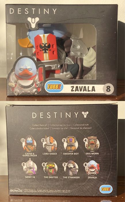 NOWA kolekcjonerska figurka TUBBZ kaczka ZAVALA Destiny FPS gra ps4 pc