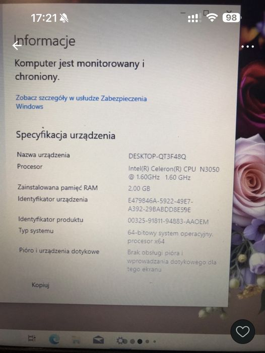 Laptop Acer Aspire One 14