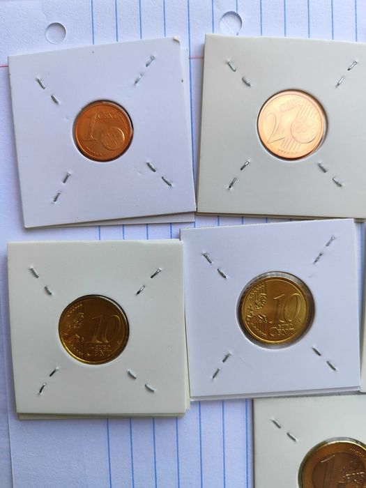 Moedas Não Circuladas de uso corrente, da Estónia