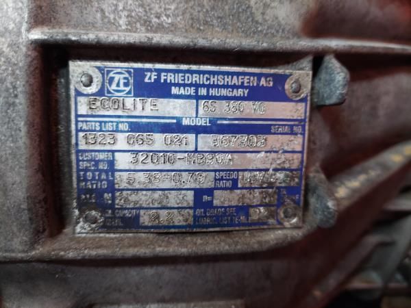 Caixa de velocidades manual NISSAN Cabstar Chassis (F24M, F24W)
