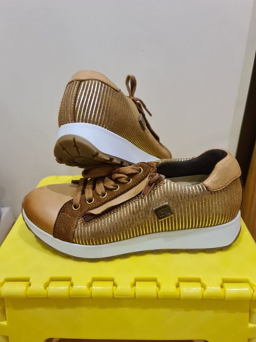 Sapatilhas Seaside camel T.35