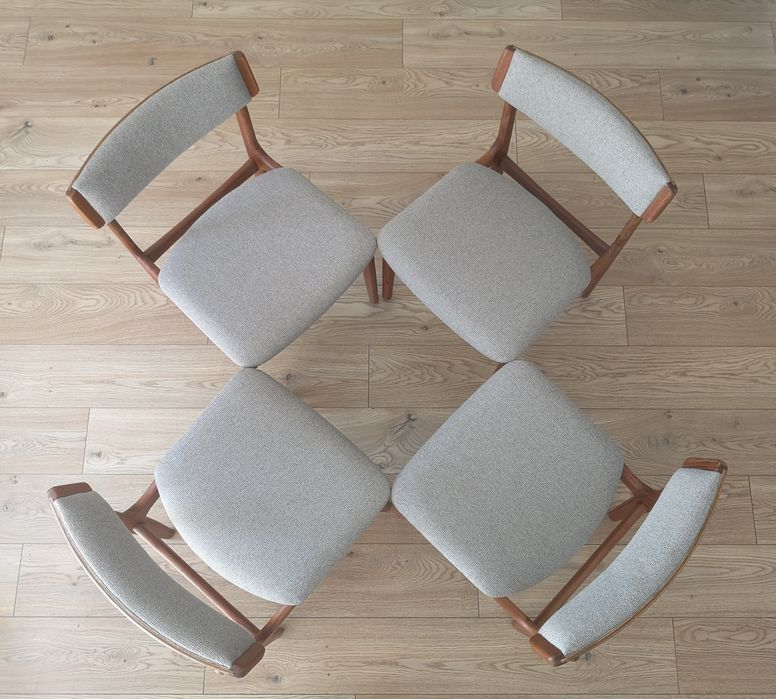 Krzesła tekowe duńskie