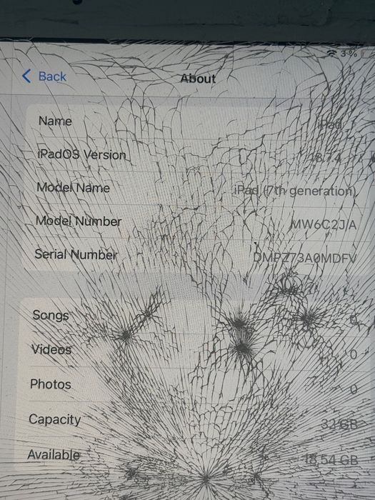 Ipad 7 gen 32gb Cellular