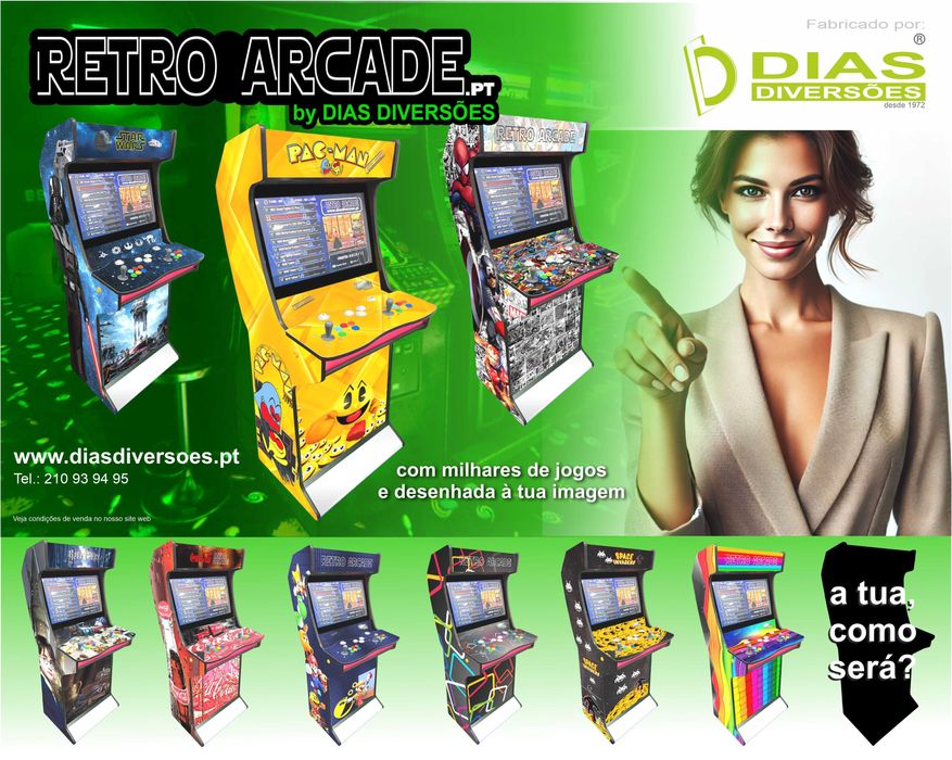 Arcade (Máquina Retro Arcade) - Novas