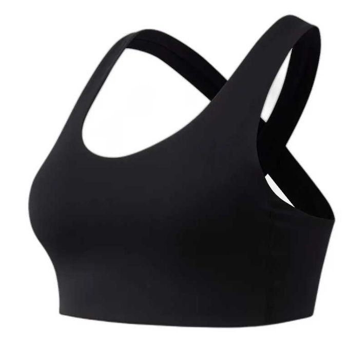Top Desportivo New Balance Bra S preto original treino, corrida, ioga