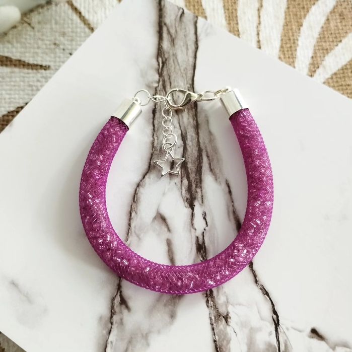 Bransoletka z siatki jubilerskiej