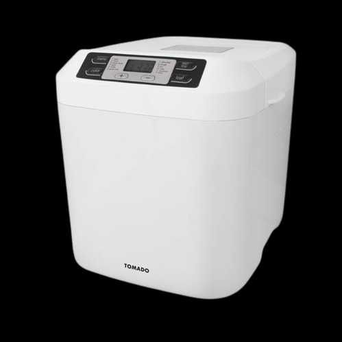 Wypiekacz do chleba Tomado TBM8001W - chleb bezglutenowy, ciasto, dżem