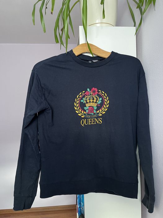 Bluza H&M New York granatowa XS