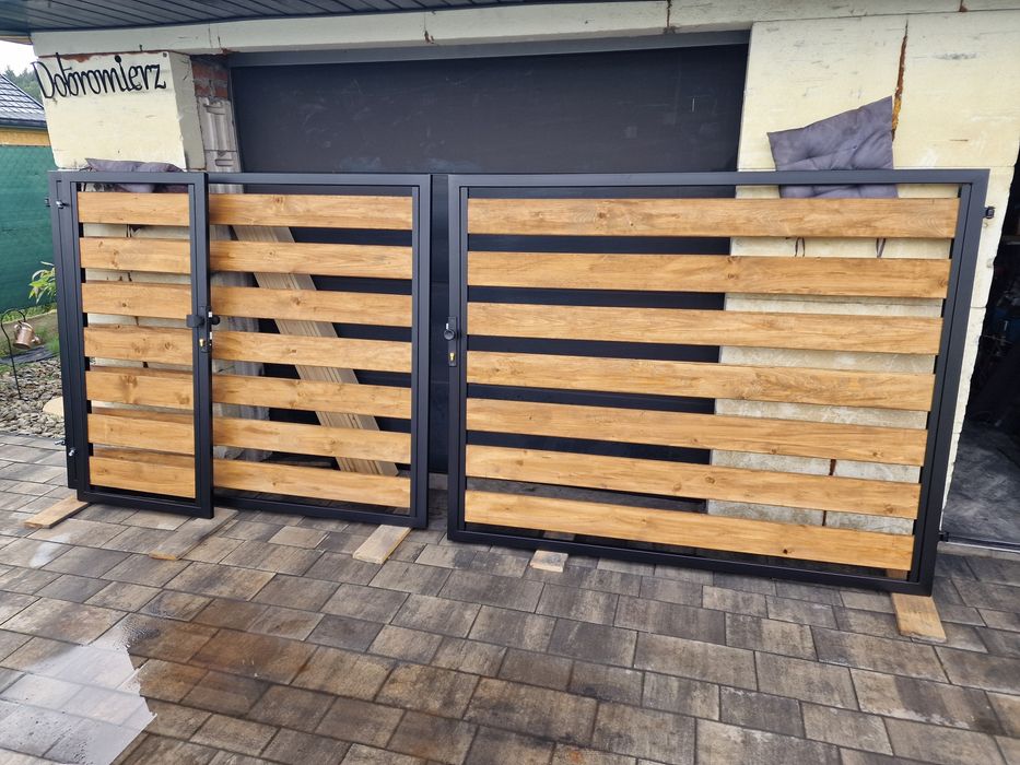 Brama z furtka nowe