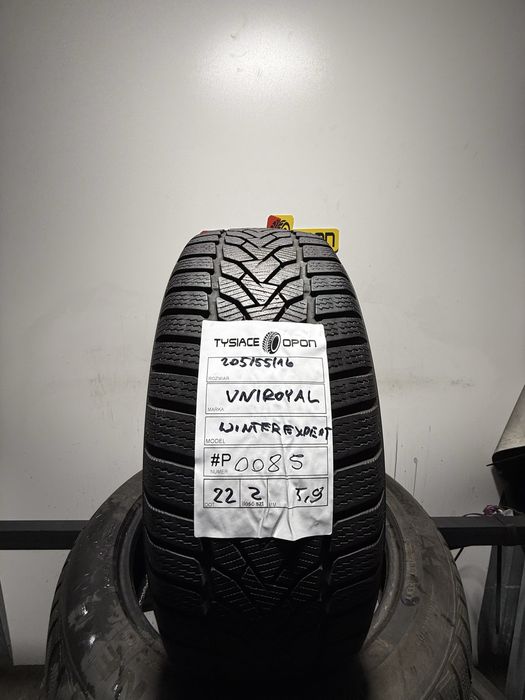 Opona zimowa 205/55/16 Uniroyal winterexpert 6mm #P0085