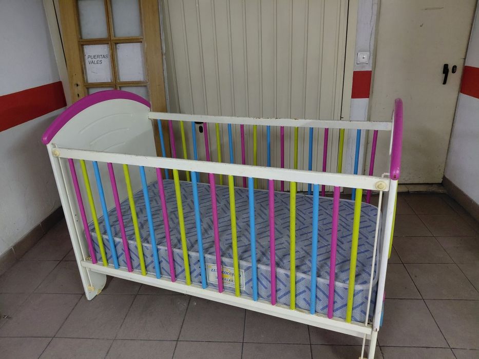 Cama berço convertível + Colchão