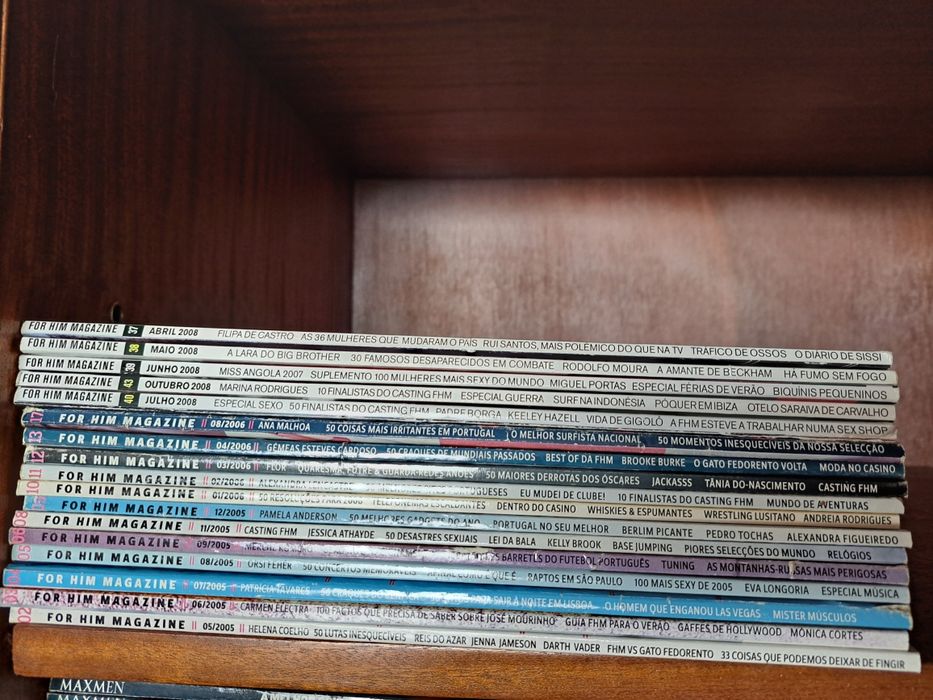 74 Revistas Maxmen e 17 FHM