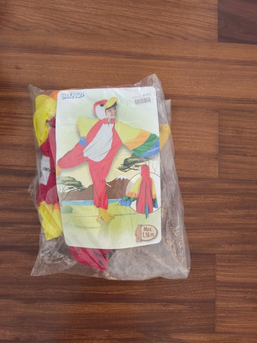 Disfarce máscara pássaro papagaio