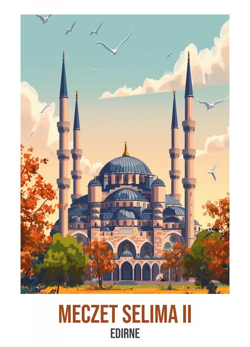 Plakat 20,5x28,4cm Meczet Selima II