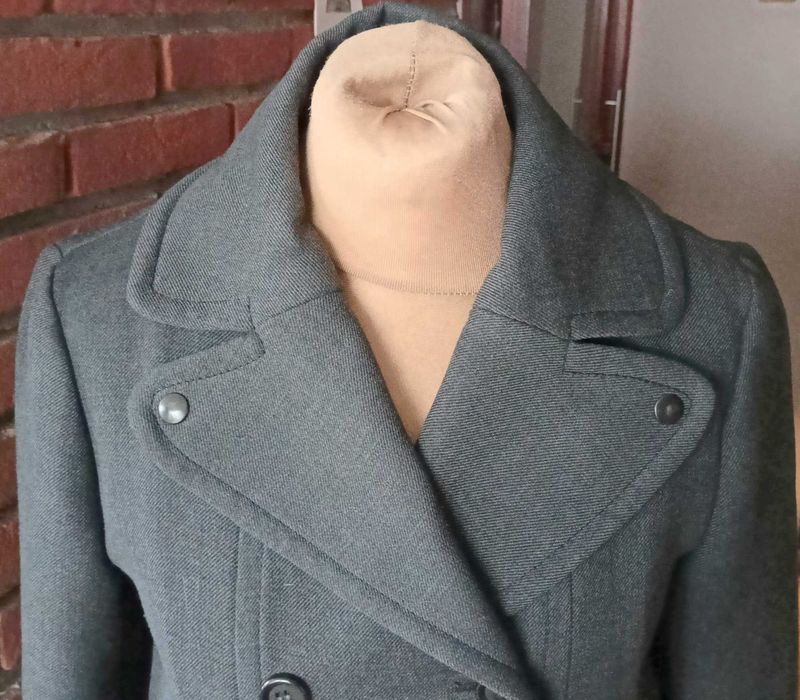 Max Mara elegancki dwurzędowy płaszcz 34