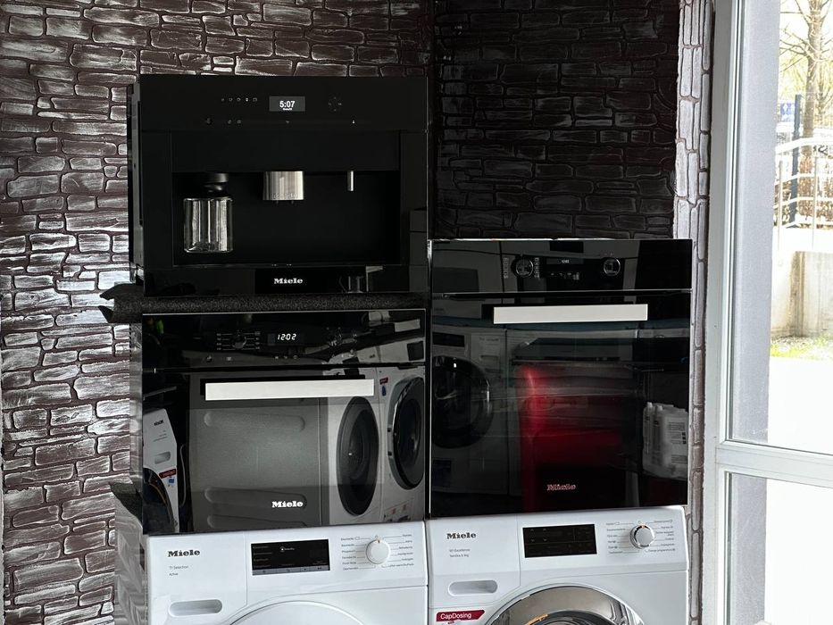 Комплект Miele Духова шафа H 2467 + Мікрохвильова піч M 6160 + Кавомашина CVA 6401