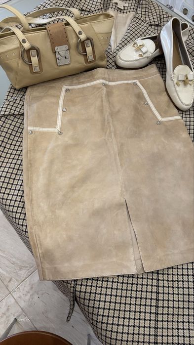 Юбка натуральная кожа.