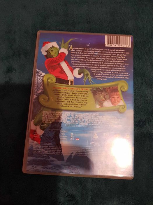 DVD Grinch a celebração de férias