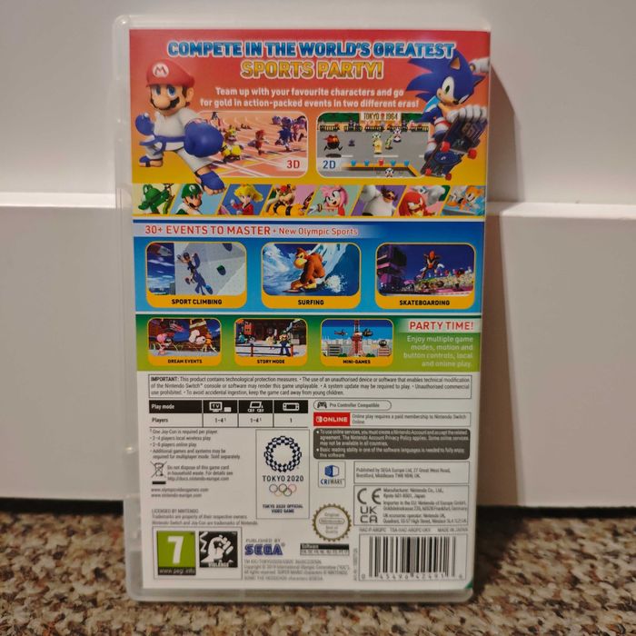 Mario & Sonic at the Olympic Games Tokyo 2020 Nintendo Switch