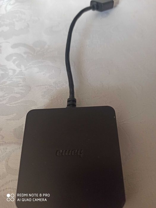 Hub Hama USB 2.0 4xUSB-A