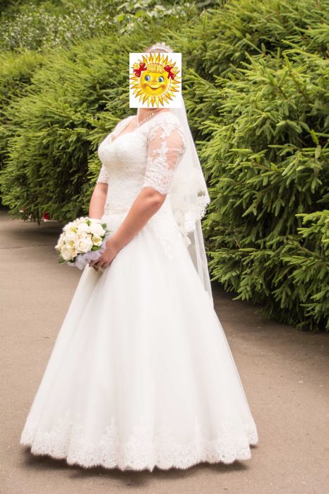 Весільна сукня, айворі