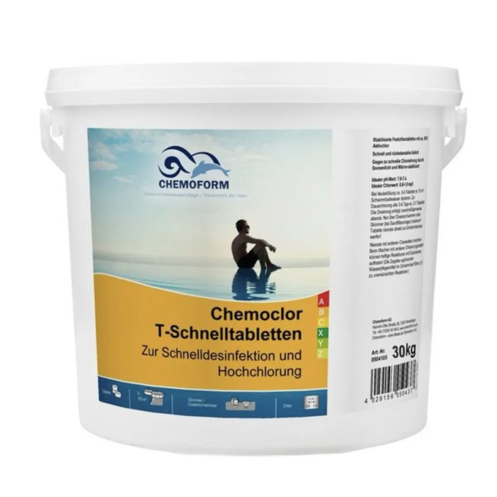 Chemochlor-T-Schnelltabletten, шок хлор для ударного хлорування (20таб