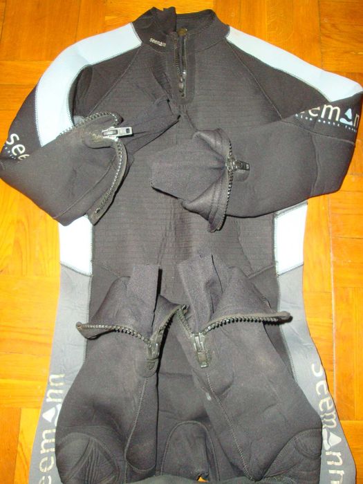 Гидрокостюм  SEEMANN , размер 48-50 ( S-M ) , толщина 6+5 mm