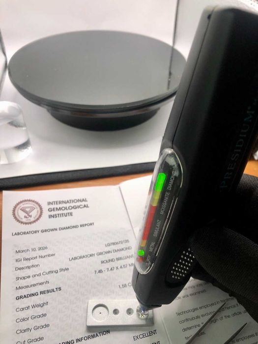 Бриллиант под кольцо 1.58 карат сертификат
