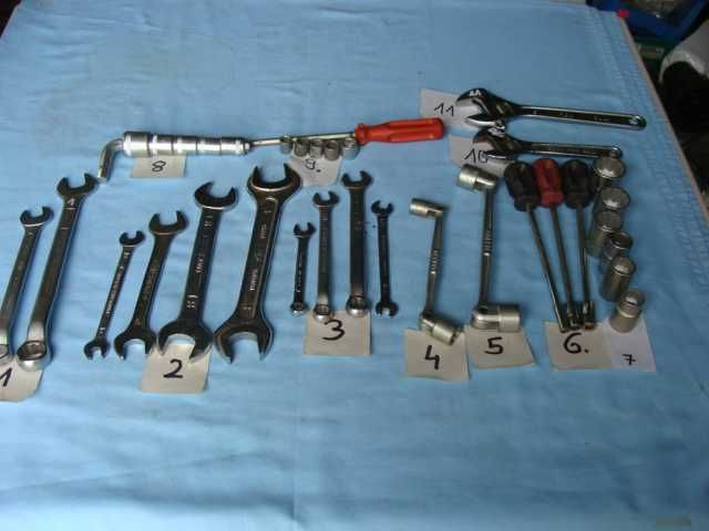 Klucze oczkowe i płaskie