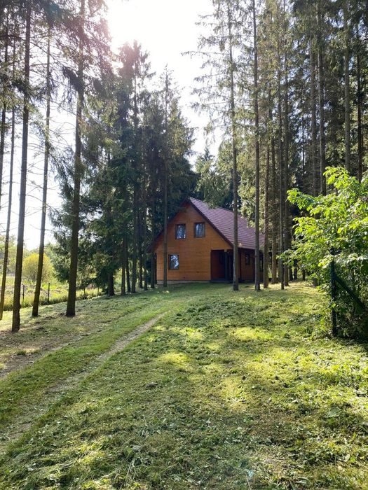Całoroczny domek nad jeziorem Dadaj z kominkiem i klimatyzacją