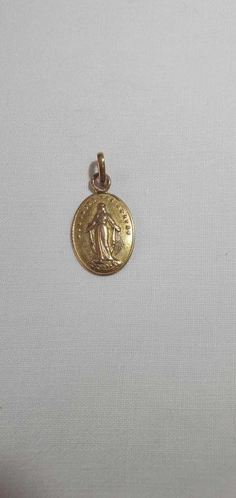 Medalha em ouro  De Nossa Senhora das Graças
