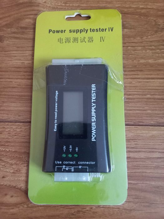 тестер для компьютерного блоку живлення power supply tester4