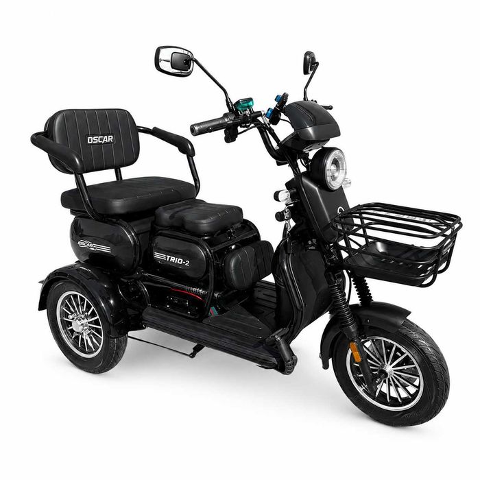 Електротрицикл OSCAR TRIO-2 1200W 72V 25Ah графіт, графен АКБ