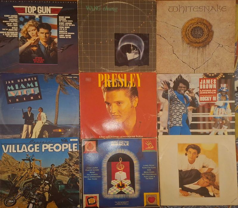 Coleção de discos vinil