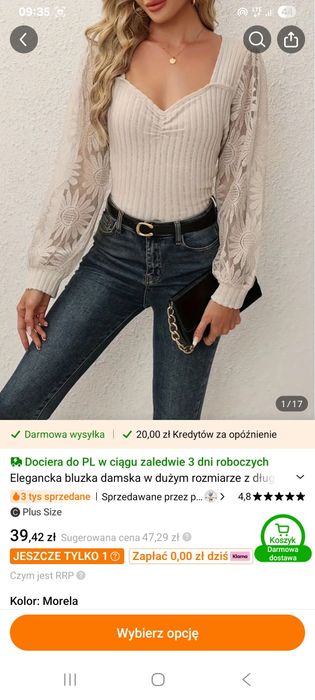 Bluzka rozmiar M Nowa