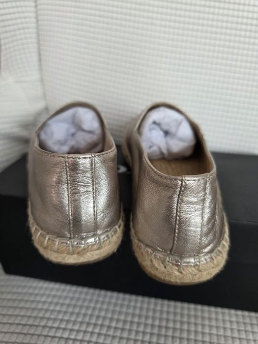 Espardryle złote Coach 38