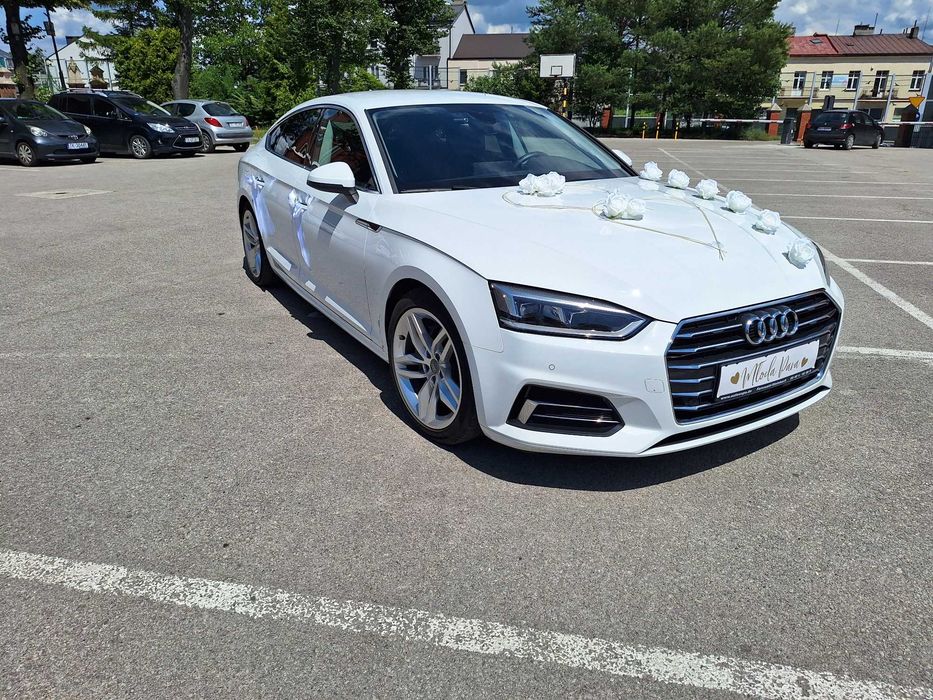 Auto do ślubu / Samochód do ślubu / Białe Audi A5 / Wolne terminy!